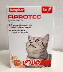 Beaphar Fiprotec Spot on gatti 3 fiale antiparassitario gatto