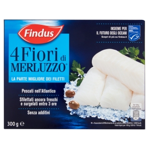 Findus 4 Fiori di Merluzzo 300g