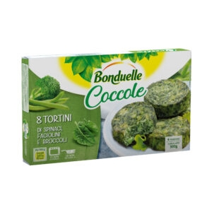 Bonduelle Coccole 8 tortini di spinaci, fagiolini e broccoli 300 g